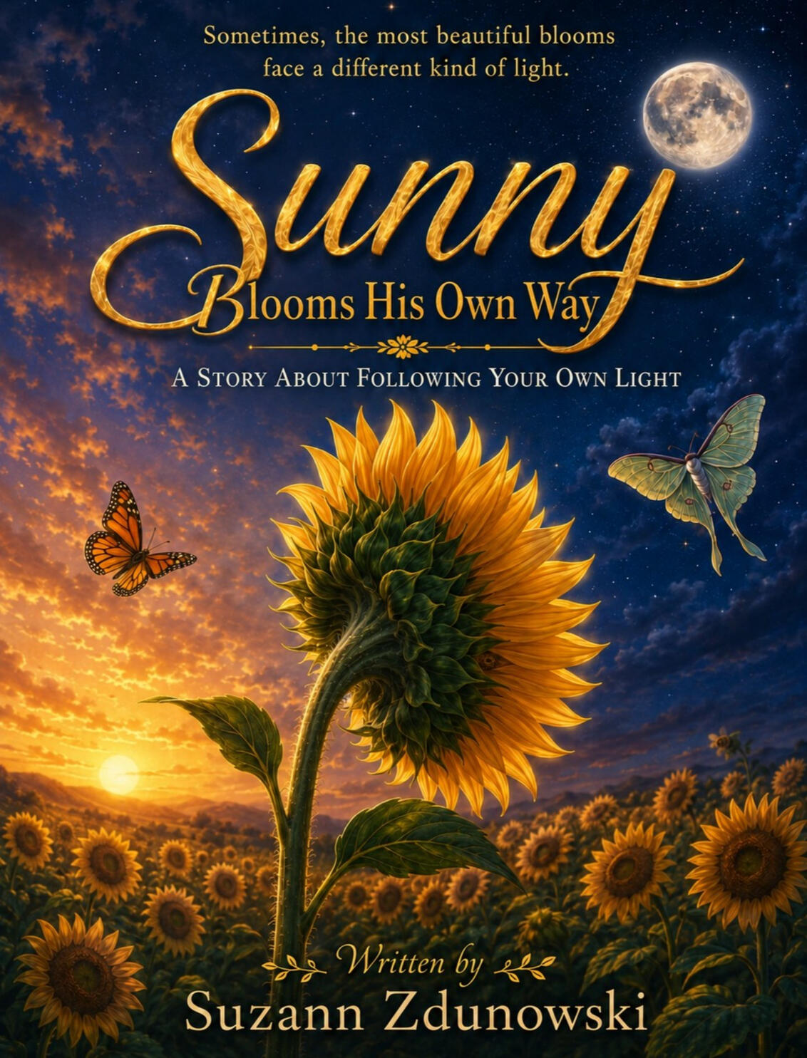 Sunny Blooms His Own Way Cover Page